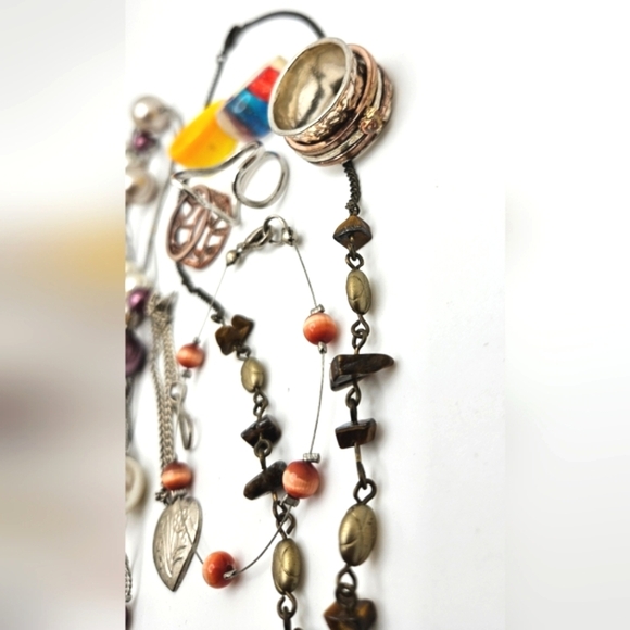 ๐ข3/$19๐ข Mixed Fun Jewelry Lot Teens Tweens Boho Necklaces Rings Bracelet - Picture 4 of 5